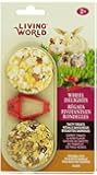 Living World 2-Pack Small Animal Wheel Pet Treat Delights, 2.4-Ounce, Carrot/Tomato/Herb