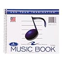 Roaring Spring Music Notebook, 7 x 8.5 Inches, 8 Stave