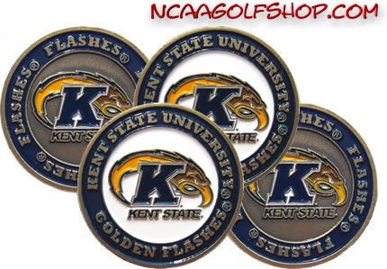 Kent State Golden Flashes Golf Ball Markers