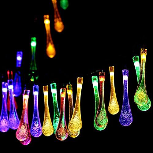 YueYueZou® Water Drop Crystal Lights 30 LED Waterproof Multi-color