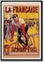 Framed Art Poster 20x30, La Francaise: Bordeaux-Paris Bicycle Race