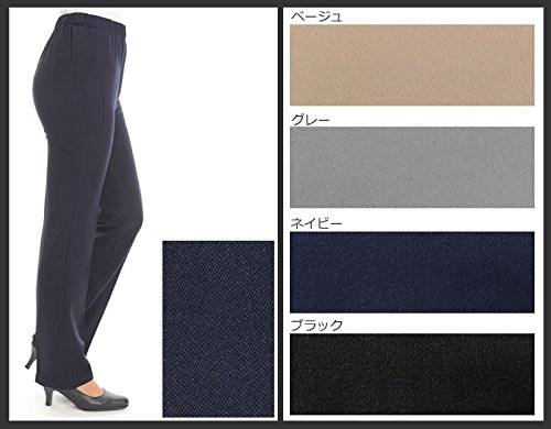 【裾 ファスナー 付＆ウエスト調整機能付パンツ】カシドス織 ストレッチ パンツ　通院 や 介護 用に（ 股下60cm ） タイセイ 385