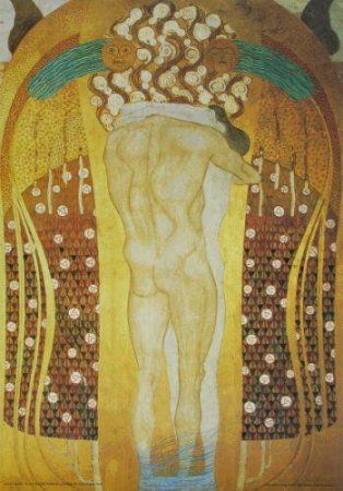 Embracement Styles Art Poster Print by Gustav Klimt, 24x34