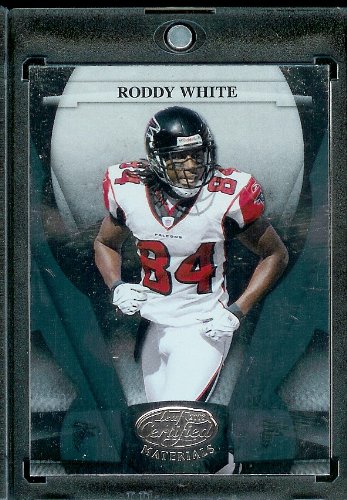 2008 Leaf Certified Materials Football Card - Roddy White / Atlanta Falcons / NFL Trading Card in Protective Display Case!