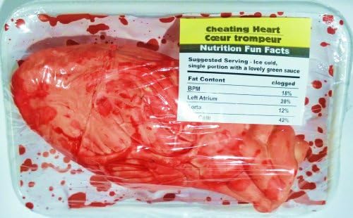 Cheating Heart - Bogus / Fake Prank / Gag / Bloody Butcher Organ