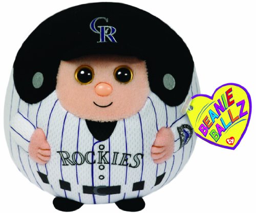 Ty Beanie Ballz MLB Colorado Rockies Plush