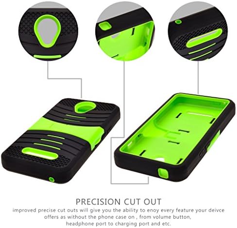 ZTE Obsidian / Z820 Case, INNOVAA Turbulent Armor Case W/ Free Screen Protector &amp; Touch Screen Stylus Pen - Black/Teal