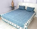 Beautiful Design Home Decorative Block Print Work Cotton Comforter Bed Shee ....