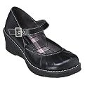 Girls' Xhilaration&reg; Genice Mary Jane Wedge Shoes - Black