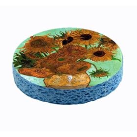  Fine Art Vincent Van Gogh Twleve Sunflowers Unique Kitchen Sponge