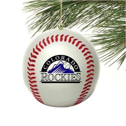 Buy Colorado Rockies Mini-Replica Baseball Ornament by Football Fanatics