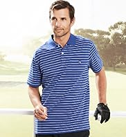 Blue Harbour Golf Pure Cotton Pique Stripe Polo Shirt Blue Harbour Golf Pure Cotton Pique Stripe Polo Shirt