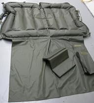 Olive Green Carp Fishing Beanie Unhooking Mat with Flap