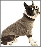 Boston Terrier Size Dog Blanket Turtleneck Sweater Coat Vintage Knitting Knit Pattern EBook Download (Needlecrafts)