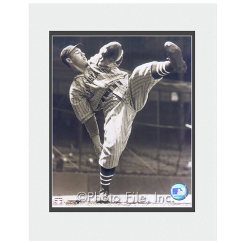 Cleveland Indians Bob Feller Matted Photo