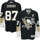 Sidney Crosby Black Reebok NHL Premier Pittsburgh Penguins Jersey - Large