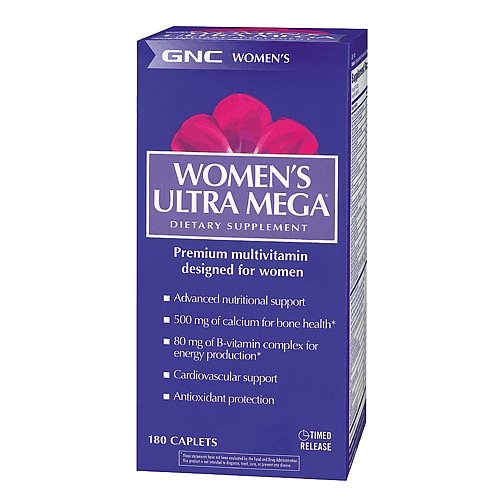GNC WOMEN's Ultra Mega Multivitamins 180 Tablets
