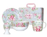 Cath Kidston Spray Flowers Breakfast Set, Fine China, 4 Pieces