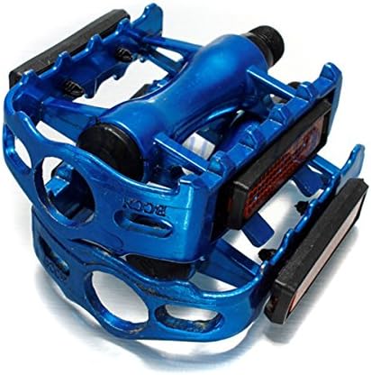 unihandbag store 2 X Hot Mountain Road Bike Bicycle Flat Pedals Light Reflector