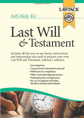 Last Will and Testament Kit