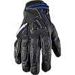 Speed and Strength Moment of Truth 2.0 Men's Leather/Textile Street Racing Motorcycle Gloves - Black/Black