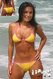 Bubble Gum T-top & Rio Tie Bikini (Pink/Yellow) Bikini