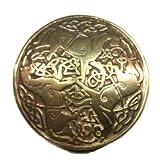 Bronze Celtic Three Horse Celtic Knot Brooch