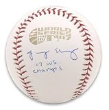 Jacoby Ellsbury Autographed World Series Baseball with 2007 World Series Champs Inscription