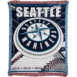 Seattle Mariners Jacquard Woven Blanket Throw