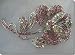 Pink and White Crystals Flower Pin B1S63