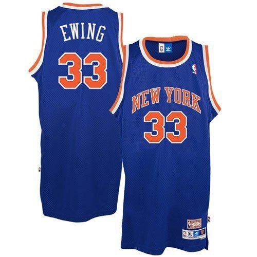 New York Knicks Patrick Ewing Road Jersey size 48 Medium