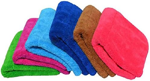 KJG Professional Extra Thick Microfiber Car Cleaning Towels [ Multi Colors ]