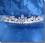 Bridal Wedding Tiara Crown With Crystal Flowers C5285