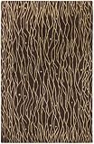 Bob Mackie Home by Surya MDR1020 Moderne Chocolate / Champagne Contemporary Rug Size: 2'6 x 8' Runner