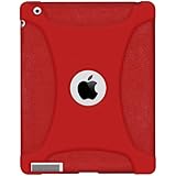 Amzer Silicone Skin Fit Jelly Case Cover for Apple iPad 2 - Tomato Red (AMZ93583)