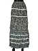 Fashion Skirts Dcrapechic Chic Bohemian Style Womens Skirt Beige Green Print