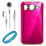 Hot Pink Metallic Cosmo Back Protector Cover Case for HTC Inspire 4G AT&T A ....