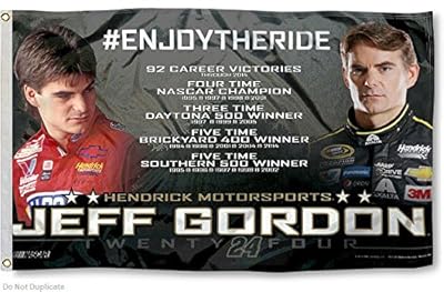 NASCAR Jeff Gordon 10612115 Deluxe Flag, 3' x 5'