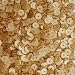 6mm Flat Round SEQUIN PAILLETTES ~ WOOD GRAIN RED OAK Premium ~ Loose sequins for embroidery, br