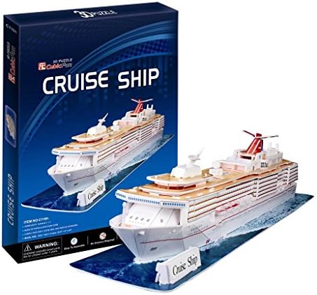 Fashion Toy Kids 3D Stereoscopic Puzzle Jigsaw Cruise Ship Fancy Toy White
