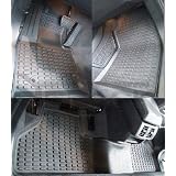 2011-2012 BMW X3 (F25) Custom Rubber Black Floor Mats & Cargo Liner Complete Set by Black Series