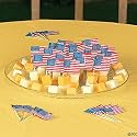USA Flag Food Picks