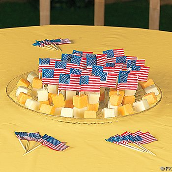 USA Flag Food Picks (144 pc)