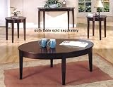 Beautiful Oval & Round Coffee & 2 End Tables Set