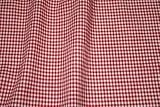 Produkt-Bild: 3 Meter Vichy Karo Pepita Meterware Rot Baumwolle durchgewebt
