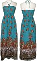 JFW Crinkled Hippie Floral Maxi Dress