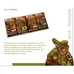 NVA Schokolade Die Eiserne Ration (4 x 15g Tafeln)