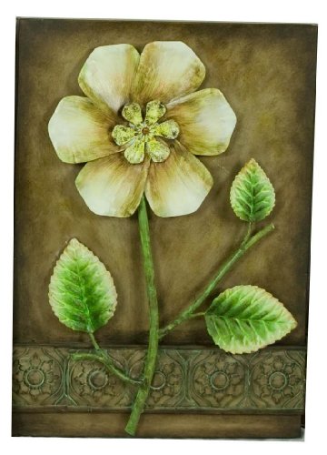 Pinnacle Strategies B80395/1 Floral Metal Wall Plaque