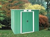 Metallger�tehaus 6 x 4 mit Pultdach