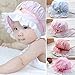 FUNOC® Adjustabe Toddlers Baby Girls Flower Stripe Sun Hat Cap Summer Cotton Bonnet